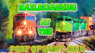 Rails to the Sea: Railroading Action at the Port of Saint John 🇨🇦🚢🚂