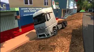 Euro Truck Simulator 2 REALISTIC DRIVING ON KERALA MAP IN NARROW ROAD