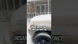 This freak nature event only happens once every 100 years snow in South Mississippi
