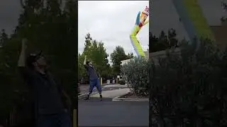 Dancing With The Wacky Waving Inflatable Arm Flailing Tube Clown! #free #clown #jackinthebox