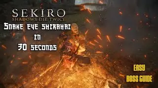 SEKIRO BOSS GUIDE: How to kill Snake Eye Shirahagi (Easy!!!)