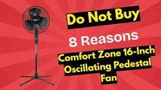 STOP! Don&rsquo;t Buy the Comfort Zone 16-Inch Oscillating Pedestal Fan Review Before Watching This!