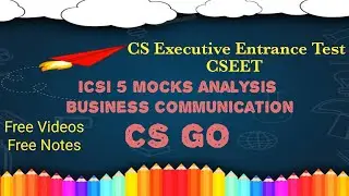 CSEET Mock Analysis & Answers | CSEET Business Communication | CS GO CSEET | CSEET | CS GO Academy