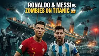 What if Ronaldo and Messi were on Titanic ? Zombie Aupocalypse at sea .  (4K Movie )