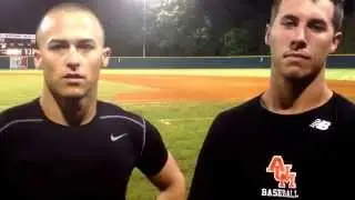 AUM Baseball: Postgame Interview with P.J. Leto and Trevor Sprowl
