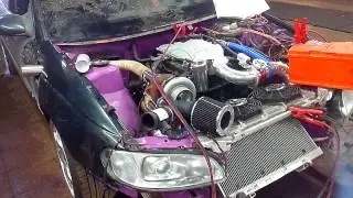 Opel Ommega Turbo Drift first start