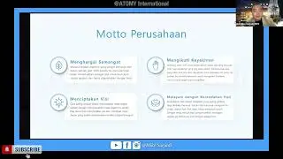 ATOMY Company Motto (Bahasa Indonesia) | SRM Mike Surjadi 🇨🇦