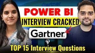 TOP 15 Power BI/SQL Interview Questions |  Got Selected at Gartner😲