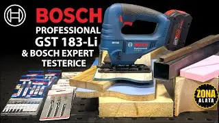 Bosch GST 183 Li Akumulatorska Ubodna Testera 18V - TEST 4K