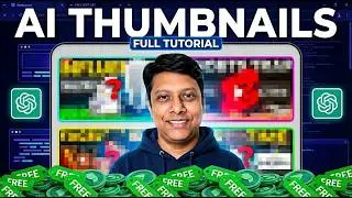 How I Make VIRAL AI YouTube Thumbnails with ChatGPT (100% FREE)