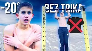 CVIČÍM V ZIMĚ BEZ TRIKA! (onemocněl jsem)