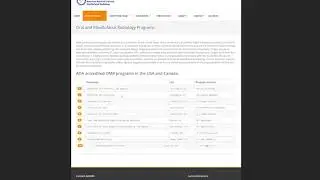 Oral and maxillofacial radiology (OMFR) residency programs