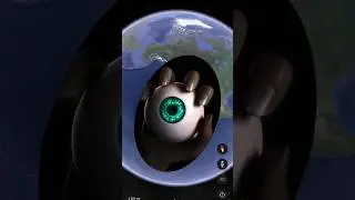 😳 Strange huge eye on Google Earth and Google Maps 🌎 