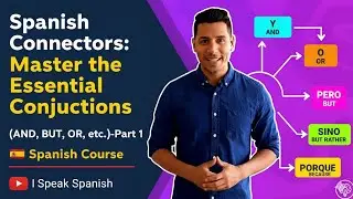 Spanish Connectors: Master the Essential Conjunctions (AND, BUT, OR, etc.)-Part 1 🇪🇸 Spanish Course