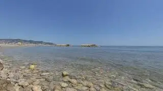 Crystal clear sea in Siges! #vr180 stereoscopic 3d