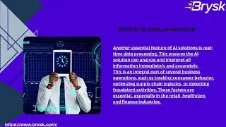 Features to Look for in AI-Driven Solutions