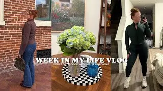 week in my life vlog: office days, cook with me + PR unboxing