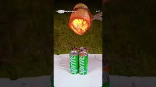 Lava v/s Soda 💥🔥|| satisfying Video || Sprite v/s Lava 😱#experiment #satisfying