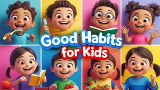 Good Habits for Kids | Daily Routine Learning Video with 3D Animation