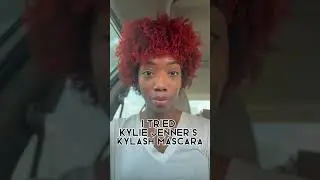 I tried Kylie Jenner&rsquo;s mascara #kyliejenner | black girl tries #kyliecosmetics #kylash #mascara