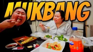 Sushi Mukbang + Raw Shrimp Seafood + Balut + Clams + Quail Grilled 먹방 Eating Show w/ Michelle! ❤️