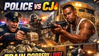LIVE  GTA San Andreas Gameplay | Open World Action 🔥 | Police vs CJ