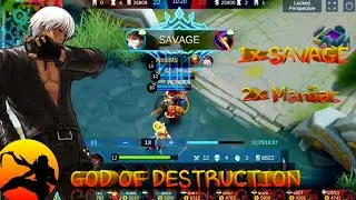 GOD OF DESTRUCTION🔥🔥// GUSION BEAST MODE: (ON)gameplay 