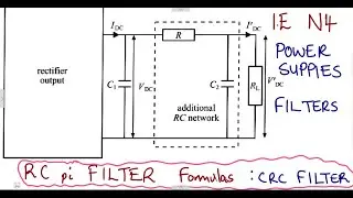 Industrial Electronics N4 RC pi Filters Formulas _ Power Supply @mathszoneafricanmotives