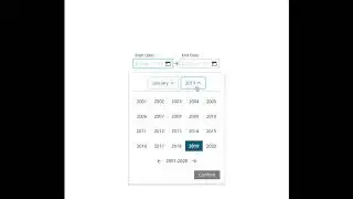 Date Range Picker