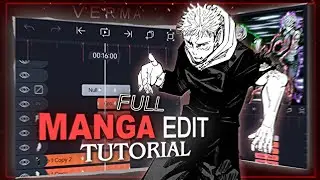 full manga edit tutorial / alight motion w/preset