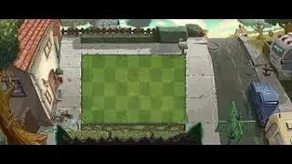 Giga Deluxe plants vs zombies mode Прохождение дневной локации без газонокосилок.