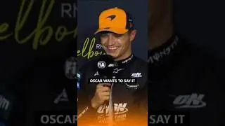 Oscar imitates his team principal Andrea Stella 😆 #f1 #formula1 (source: F1TV)