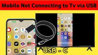Usb cable se Phone Tv mein connect nahi ho raha hai | Mobile not Connecting to Monitor