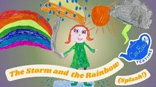The Storm and the Rainbow (Splash!) | Lyric Video |  Early Childhood Music | Preschool Action Song