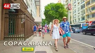 Life Along One of Rio&rsquo;s Most Famous Avenues 🇧🇷 Copacabana Walk (4K)
