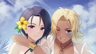 FE Heroes Catherine and Shamir (swimsuit outfit) bonding story.