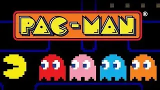 Pac-Man game play (NES) 1980