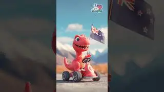 🪶 Dino Racer S4 Ep16 New Zealand Adventure 🦖🎶 | Dino Racer Series | Kids Music #dinoracer #shorts