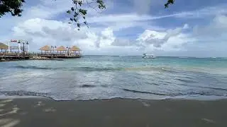 Relaxing Ocean Waves in Jamaica | Calming Beach Sounds and Stress Relief