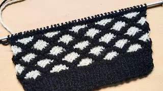 Two colour knitting design 🧶 sweater design for baby 🩷 jeans sweater desig.... 