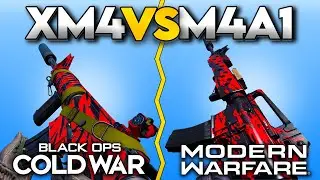 XM4 vs M4A1 Comparison! The Best AR in Warzone? (Stats, Best Attachments, and Recoil Pattern)