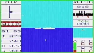 Submarine Commander - Vic 20 - Cartridge - Playthrough - Real Hardware