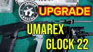 UPGRADE AIRGUN UMAREX GLOCK 22 !! POWER AUTO SADIS