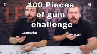 100 Pieces of Gum Challenge #Let's Taste