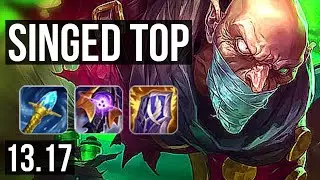 SINGED vs IRELIA (TOP) | 900+ games, 8/4/13 | KR Master | 13.17