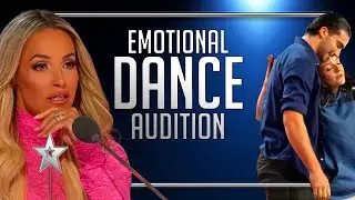Трогательное выступление танцевального дуэта на прослушивании в шоу &laquo;Canadian's Got Talent&raquo; растр...