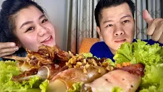 Grilled Squid ​[JAYKY MUKBANG] មឹកអាំង​ពិសេស​ So Yummy Real