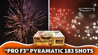 Feu d'Artifice Automatique - &ldquo;PRO F3&rdquo; Pyramatic 183 Shots 120 sec