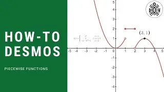 Как использовать кусочные функции в Desmos