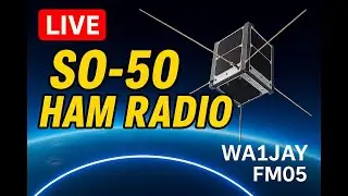 Прямая трансляция прохождения радиолюбительского спутника | SO-50, 79,3 градуса.